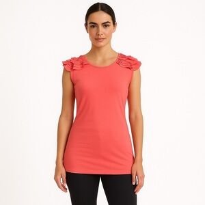 Ted Baker Eysis Floral Appliqué Top Size 4